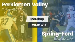 Matchup: Perkiomen Valley vs. Spring-Ford  2018