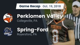 Recap: Perkiomen Valley  vs. Spring-Ford  2018