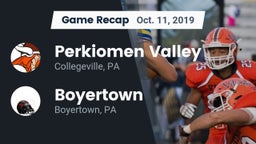Recap: Perkiomen Valley  vs. Boyertown  2019
