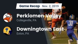 Recap: Perkiomen Valley  vs. Downingtown East  2019