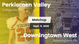 Matchup: Perkiomen Valley vs. Downingtown West  2020