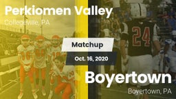 Matchup: Perkiomen Valley vs. Boyertown  2020