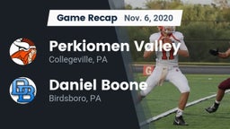 Recap: Perkiomen Valley  vs. Daniel Boone  2020