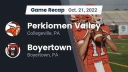 Recap: Perkiomen Valley  vs. Boyertown  2022