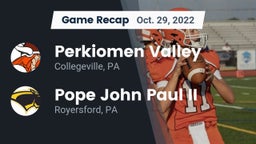 Recap: Perkiomen Valley  vs. Pope John Paul II 2022
