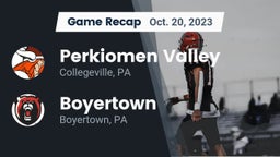 Recap: Perkiomen Valley  vs. Boyertown  2023