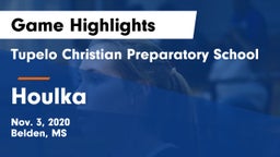 Tupelo Christian Preparatory School vs Houlka  Game Highlights - Nov. 3, 2020