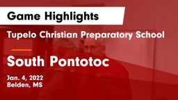 Tupelo Christian Preparatory School vs South Pontotoc  Game Highlights - Jan. 4, 2022