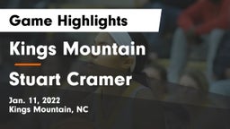 Kings Mountain  vs Stuart Cramer Game Highlights - Jan. 11, 2022