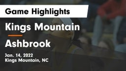 Kings Mountain  vs Ashbrook Game Highlights - Jan. 14, 2022