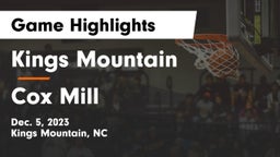 Kings Mountain  vs Cox Mill  Game Highlights - Dec. 5, 2023