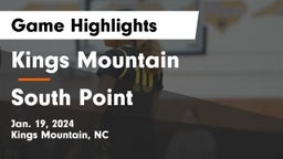 Kings Mountain  vs South Point  Game Highlights - Jan. 19, 2024