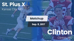 Matchup: St. Pius X High vs. Clinton  2017