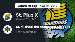 Recap: St. Pius X  vs. St. Michael the Archangel Catholic  2018