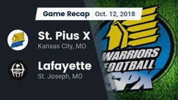 Recap: St. Pius X  vs. Lafayette  2018