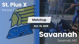 Matchup: St. Pius X High vs. Savannah  2018