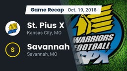 Recap: St. Pius X  vs. Savannah  2018