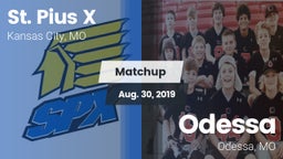 Matchup: St. Pius X High vs. Odessa  2019