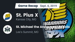 Recap: St. Pius X  vs. St. Michael the Archangel Catholic  2019