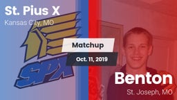 Matchup: St. Pius X High vs. Benton  2019
