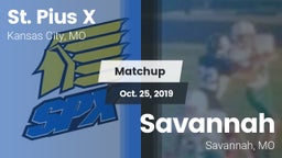 Matchup: St. Pius X High vs. Savannah  2019