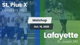 Matchup: St. Pius X High vs. Lafayette  2020