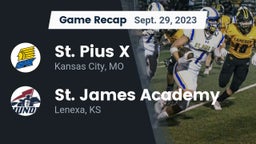 Recap: St. Pius X  vs. St. James Academy  2023