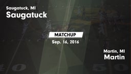 Matchup: Saugatuck vs. Martin  2016