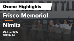 Frisco Memorial  vs Nimitz  Game Highlights - Dec. 6, 2022