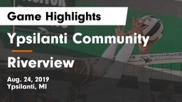 Ypsilanti Community  vs Riverview Game Highlights - Aug. 24, 2019