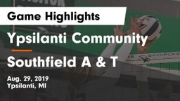 Ypsilanti Community  vs Southfield A & T Game Highlights - Aug. 29, 2019