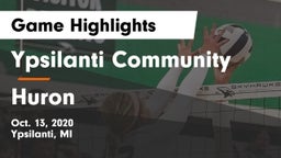 Ypsilanti Community  vs Huron  Game Highlights - Oct. 13, 2020