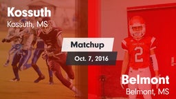 Matchup: Kossuth vs. Belmont  2016