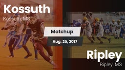 Matchup: Kossuth vs. Ripley  2017