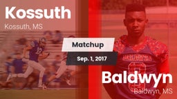 Matchup: Kossuth vs. Baldwyn  2017