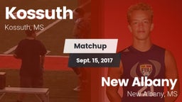 Matchup: Kossuth vs. New Albany  2017