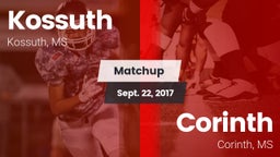 Matchup: Kossuth vs. Corinth  2017