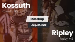 Matchup: Kossuth vs. Ripley  2018