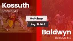Matchup: Kossuth vs. Baldwyn  2018