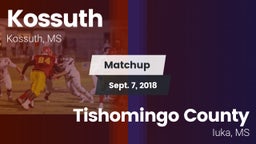 Matchup: Kossuth vs. Tishomingo County  2018