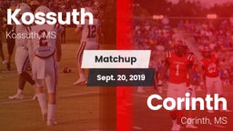 Matchup: Kossuth vs. Corinth  2019
