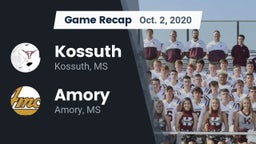 Recap: Kossuth  vs. Amory  2020