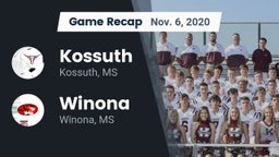 Recap: Kossuth  vs. Winona  2020