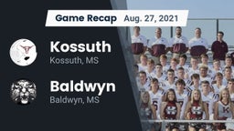Recap: Kossuth  vs. Baldwyn  2021
