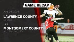 Recap: Lawrence County  vs. Montgomery County  2016