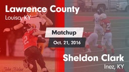 Matchup: Lawrence County vs. Sheldon Clark   2016