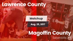 Matchup: Lawrence County vs. Magoffin County  2017