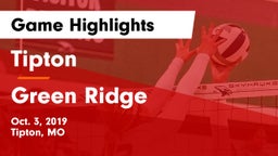 Tipton  vs Green Ridge  Game Highlights - Oct. 3, 2019