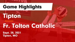 Tipton  vs Fr. Tolton Catholic  Game Highlights - Sept. 28, 2021