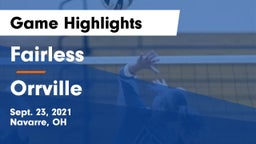 Fairless  vs Orrville  Game Highlights - Sept. 23, 2021
